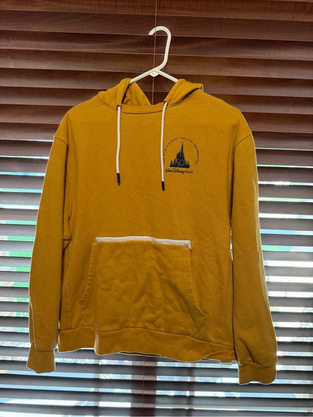 Walt Disney World 50th Anniversary Mustard Yellow Hoodie